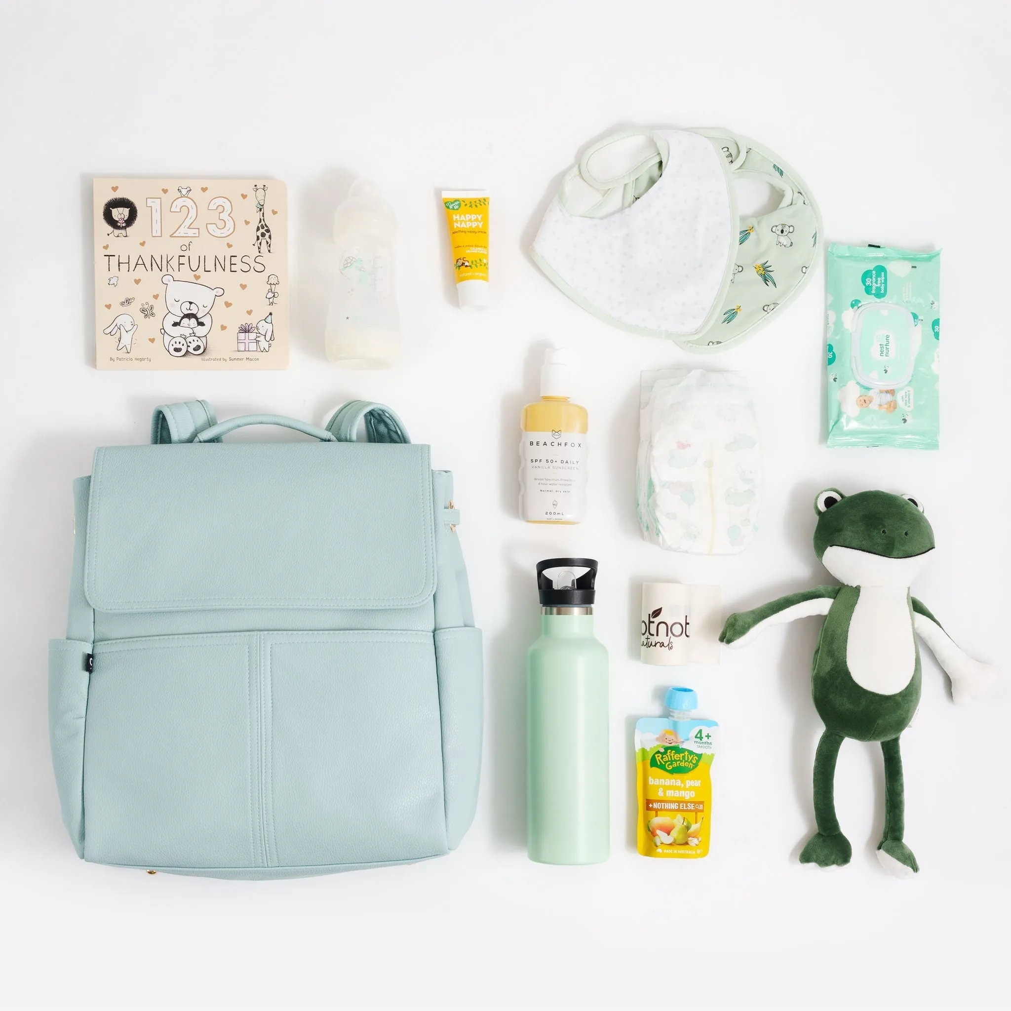 The Hayes Baby Bag Backpack - Sky Blue