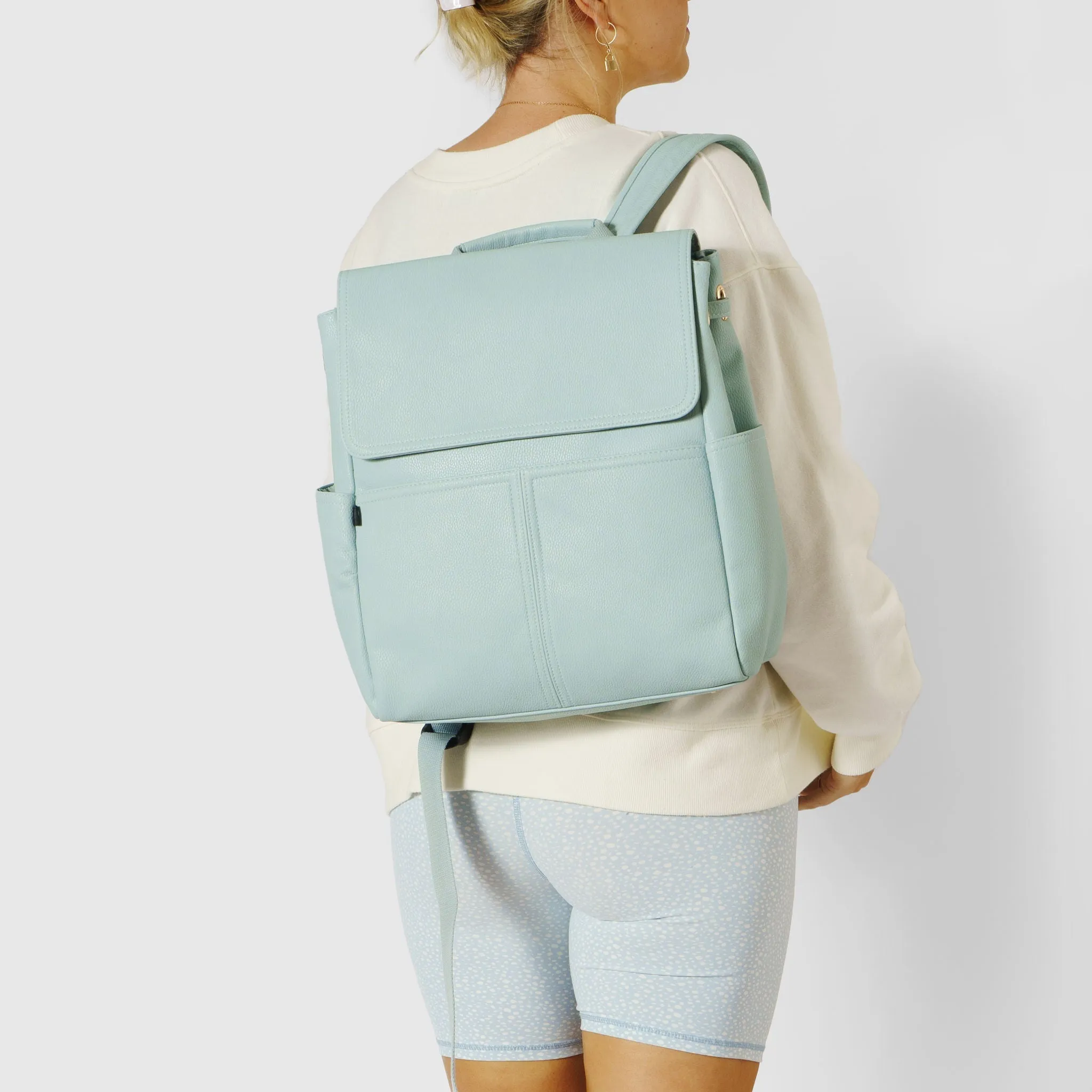 The Hayes Baby Bag Backpack - Sky Blue