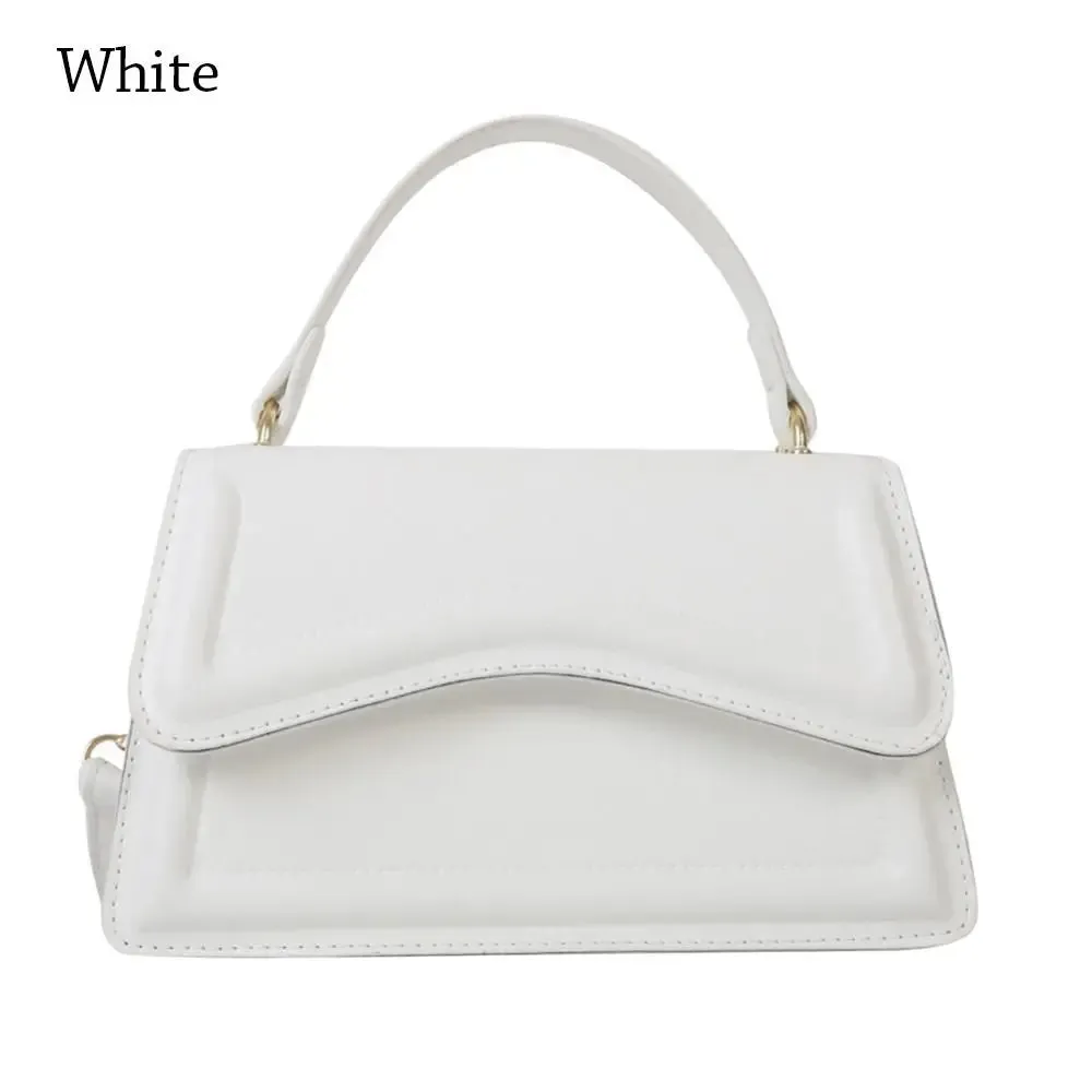 Trendy Crossbody Handbag with Unique Flap Design