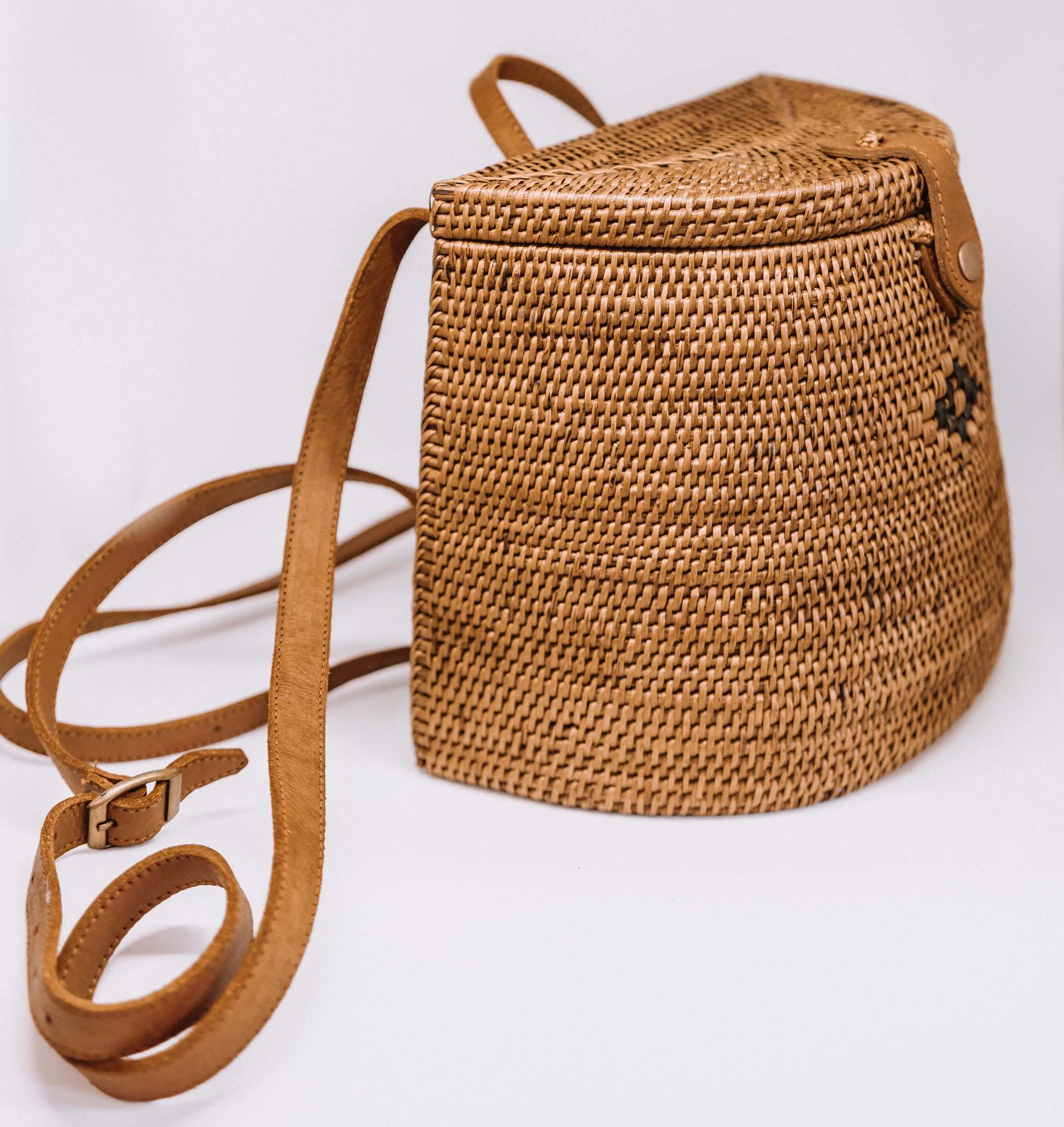 Vegan Bingin Rattan Backpack