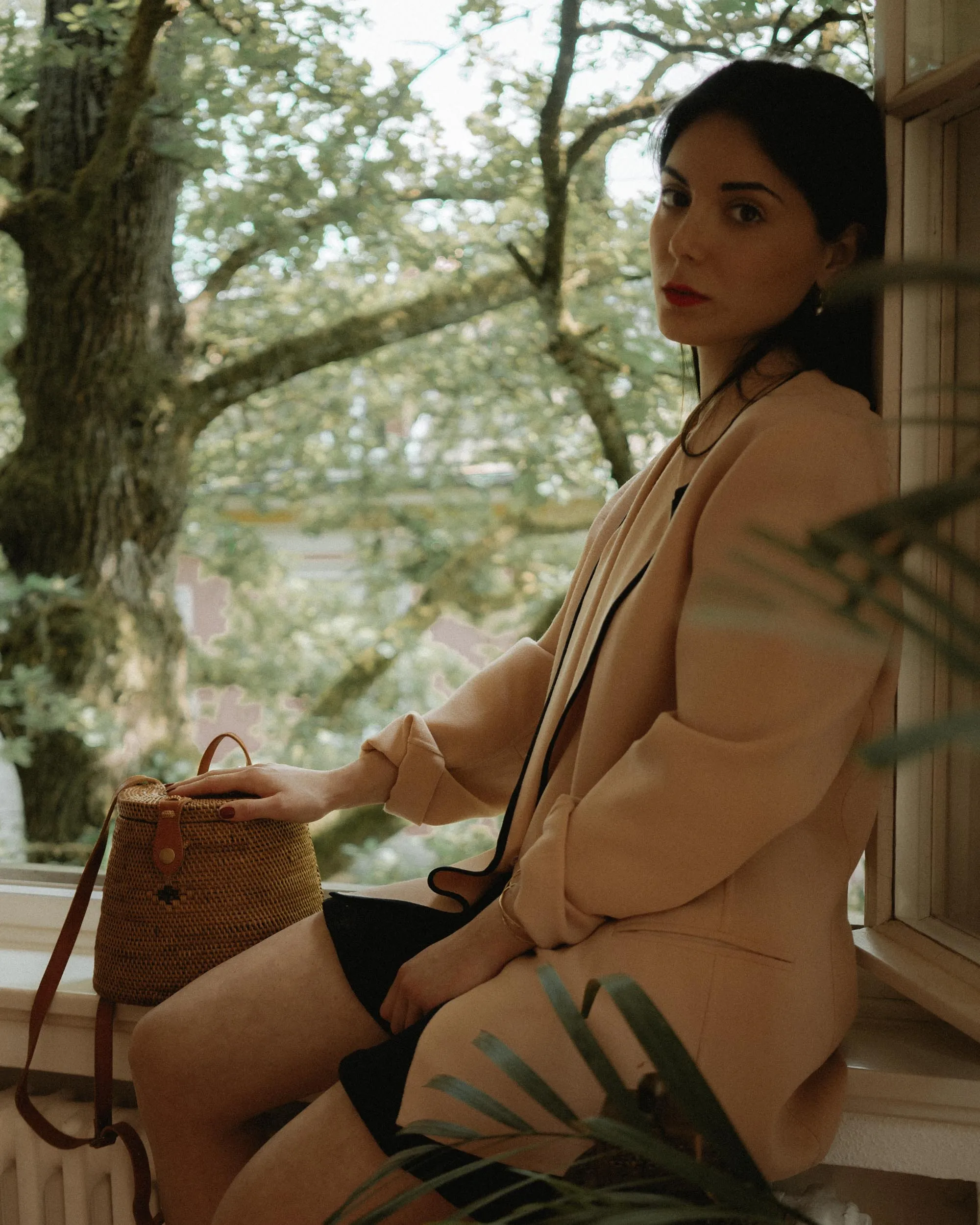 Vegan Bingin Rattan Backpack