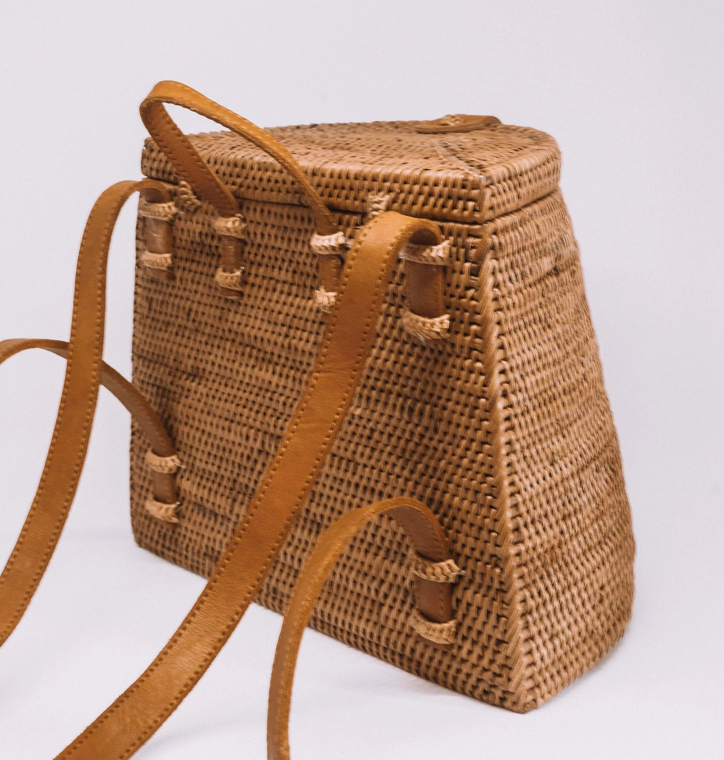 Vegan Bingin Rattan Backpack