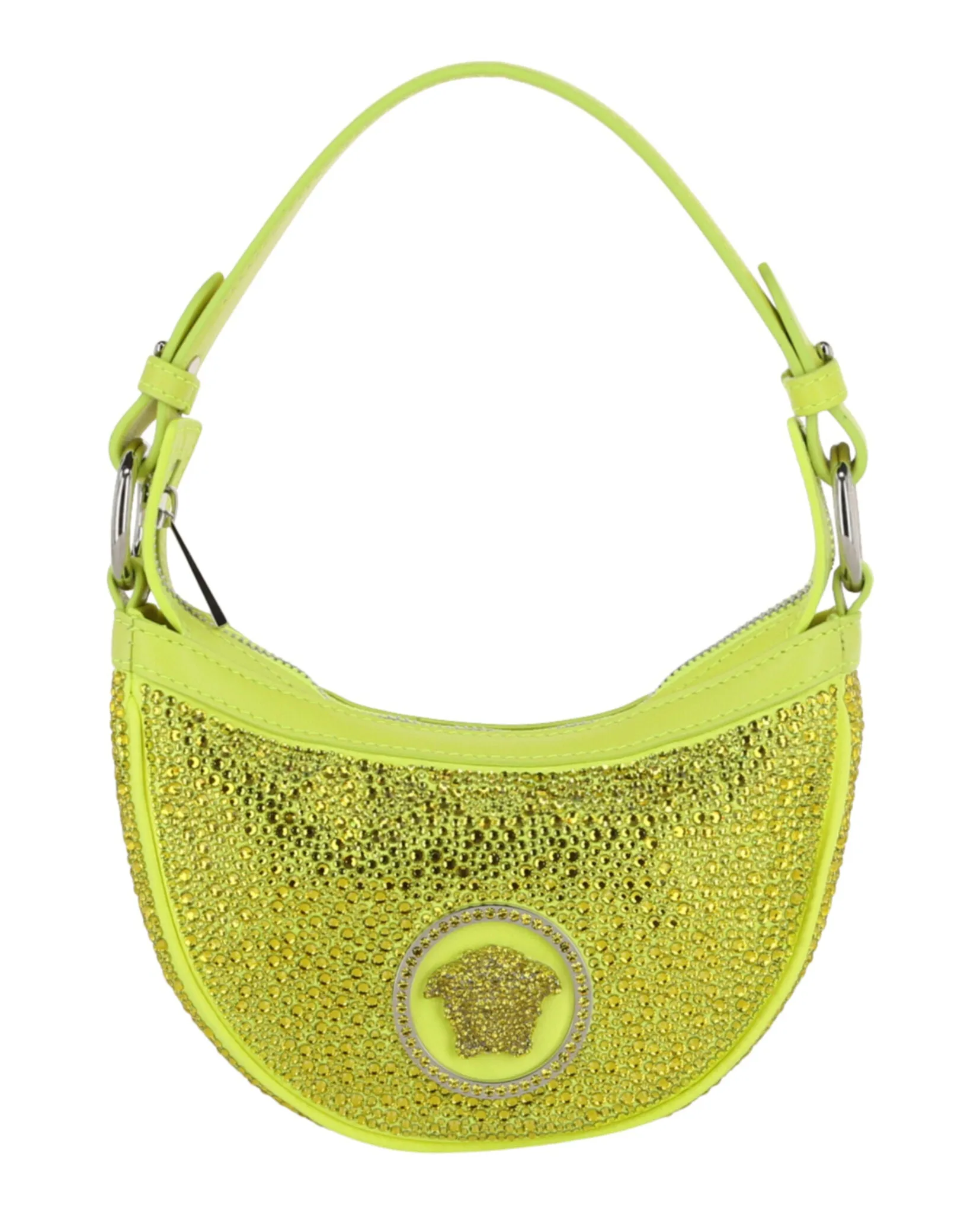 Versace Crystal Repeat Mini Hobo Bag