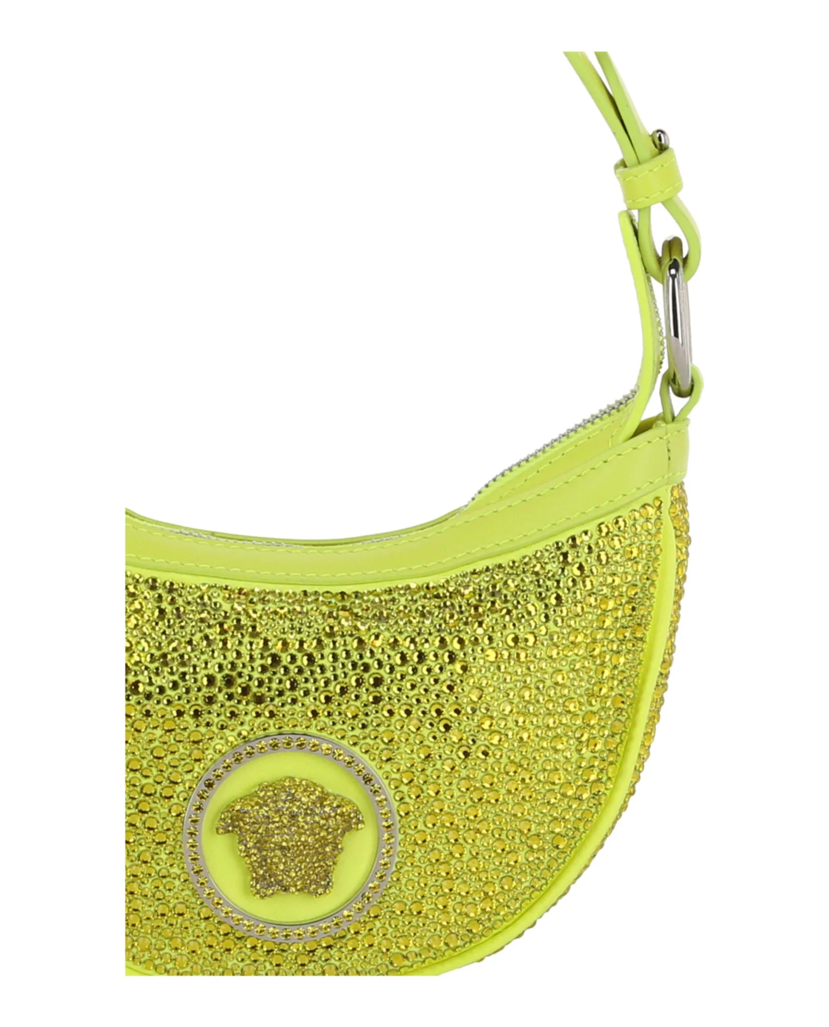 Versace Crystal Repeat Mini Hobo Bag