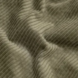 Vintage Wide Wale Cotton Corduroy - Light Olive