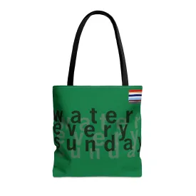 WATEREVERYSUNDAY Basic Logo Everyday Tote - Dartmouth Green
