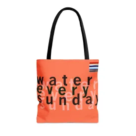WATEREVERYSUNDAY Basic Logo Everyday Tote - Peach Fuzz (2024 Limited Edition)