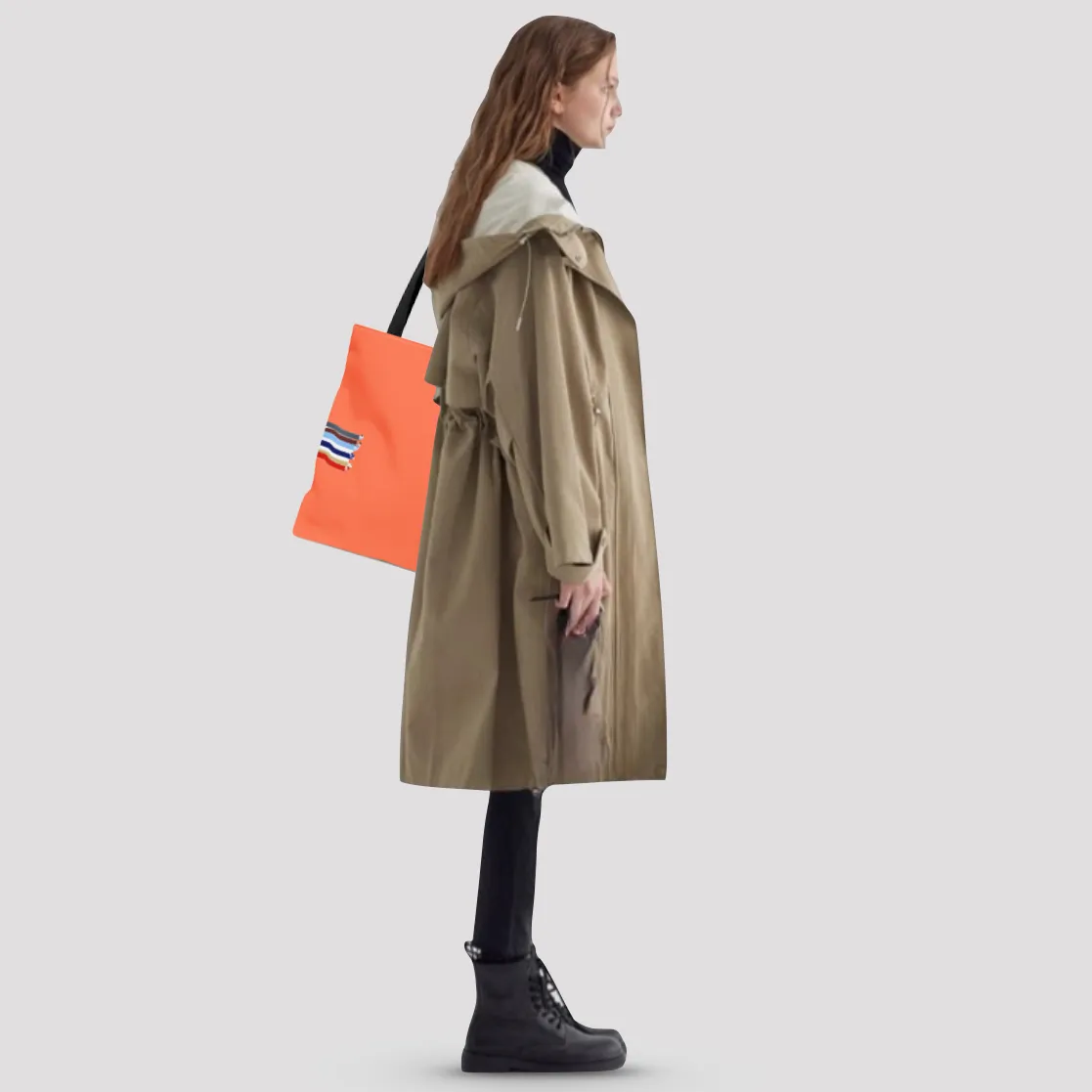 WATEREVERYSUNDAY Basic Logo Everyday Tote - Peach Fuzz (2024 Limited Edition)