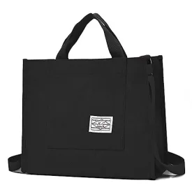 Women Shoulder Bag Fashion Backpack Letter Handbag Crossbody Bag Corduroy Messenger Bag