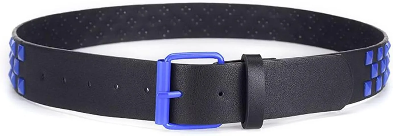 Women's Faux Leather Belt Punk Rock Pyramid Stud Goth Style Spiked Casual Fashion Thick Gothic Studded Belts